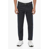 Blugi slim fit Id Dark Wash Slim Fit Denims 18Cm Barbati