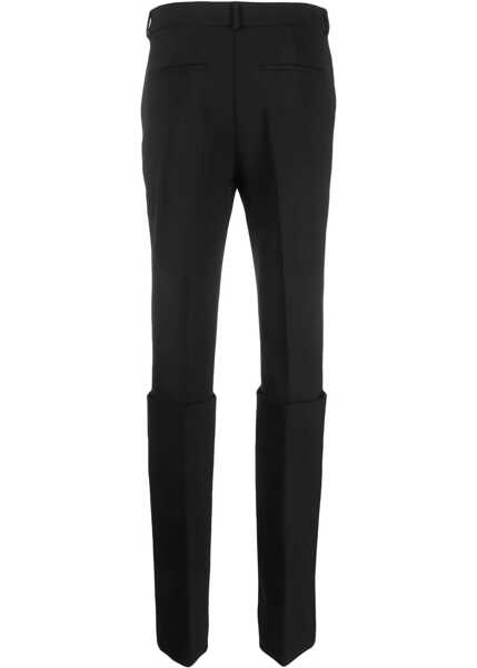 Pantaloni office SPORTMAX Stretch Wool Holiday Pants With Turn-Up Detail Black Femei (BM 16401384) 2