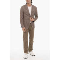 Sacouri elegante pentru Barbati - Sacouri elegante CORNELIANI Cc Collection Half-Lined Houndstooth Suit Brown Barbati (BM 16401465) - B-mall.ro