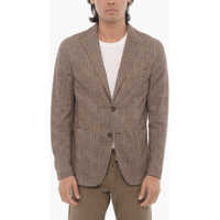 Sacouri elegante Cc Collection Half-Lined Houndstooth Suit Barbati