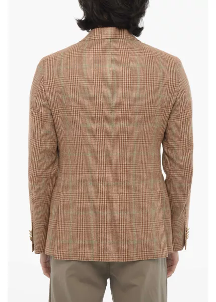 Sacouri elegante CORNELIANI Cc Collection Half-Lined Retailored Suit With Check Pattern Multicolor Barbati (BM 16401468) 2