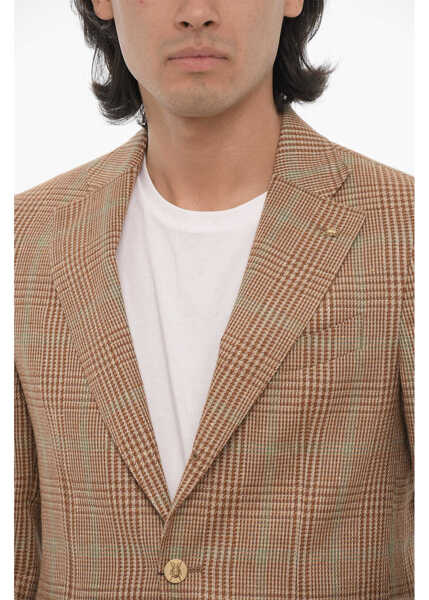 Sacouri elegante CORNELIANI Cc Collection Half-Lined Retailored Suit With Check Pattern Multicolor Barbati (BM 16401468) 3