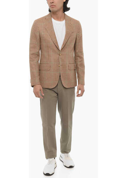 Sacouri elegante CORNELIANI Cc Collection Half-Lined Retailored Suit With Check Pattern Multicolor Barbati (BM 16401468) 4