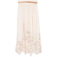 Fuste Wylie Embroidered Midi Skirt Femei
