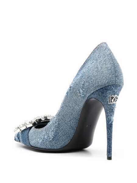 Pantofi cu toc Dolce & Gabbana Dolce & Gabbana Lollo Pumps BLUE Femei (BM 16405368) 3