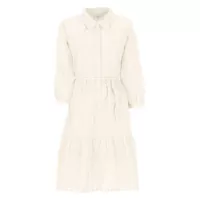 Rochii Woolrich Cotton Shirt Dress Femei