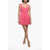 Philosophy Scuba Jersey Dress With Pleated Detail Pink