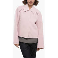 Paltoane Wool Short Coat With Concealed Buttoning Femei