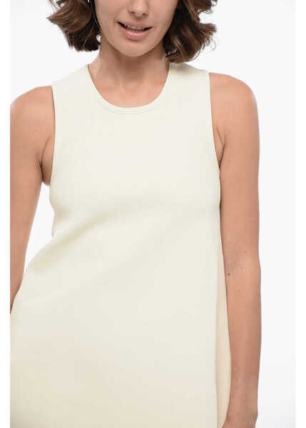 Bluze Jil Sander Bare Back Designed Knitted Tank Top White Femei (BM 16408014) 3