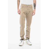 Pantaloni casual Id 5-Pocketed Stretch Cotton Pants Barbati