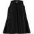 Versace Sleeveless A-Line Dress With Placket Pleats Black