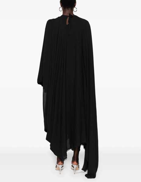Rochii lungi Balenciaga Asymmetric All-In Dress With Large Fit Black Femei (BM 16408269) 4