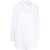 Jil Sander Wrap Designed Popeline Cotton Shirt White