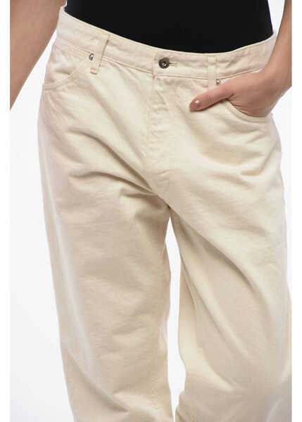 Blugi drepti Jil Sander 5-Pocket Cotton Regular Fit Denims 18Cm White Femei (BM 16408302) 3