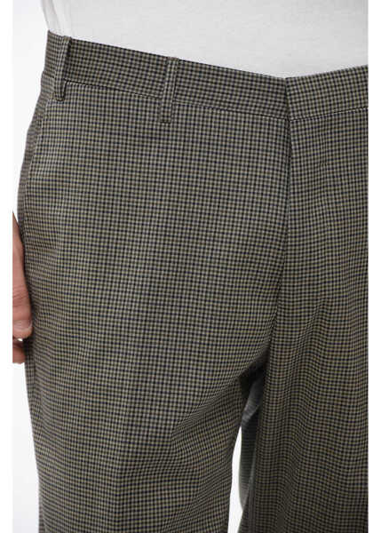Pantaloni casual CORNELIANI Cc Collection Micro Checked Virgin Wool Reset Pants Multicolor Barbati (BM 16408320) 3