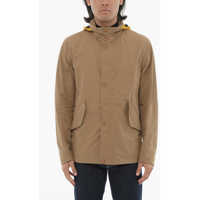 Jachete CORNELIANI Cc Collection Contrasting-Hooded Windbreaker Jacket