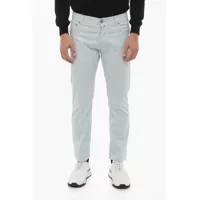 Pantaloni casual Id 5-Pocketed Stretch Cotton Pants Barbati