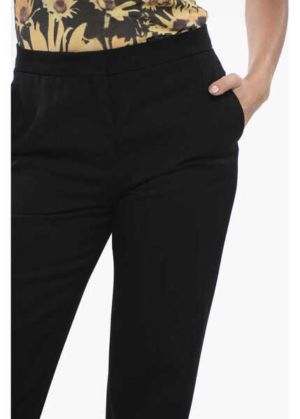 Pantaloni casual Jil Sander Wool Chinos Pants With Concealed Closure Black Femei (BM 16408464) 3