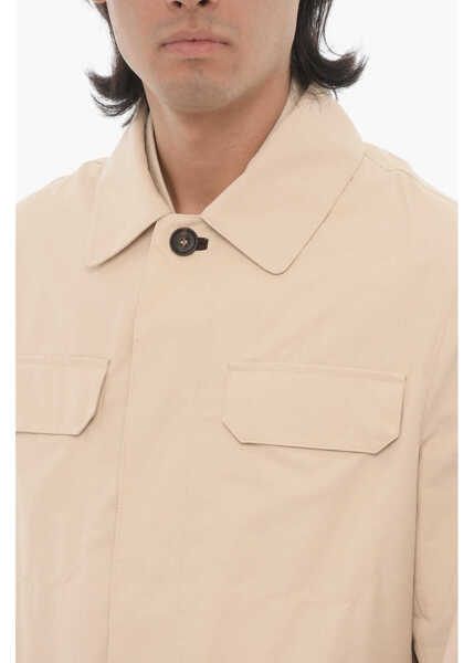 Sacouri CORNELIANI Double-Layered Blazer With Hidden Placket White Barbati (BM 16408518) 3