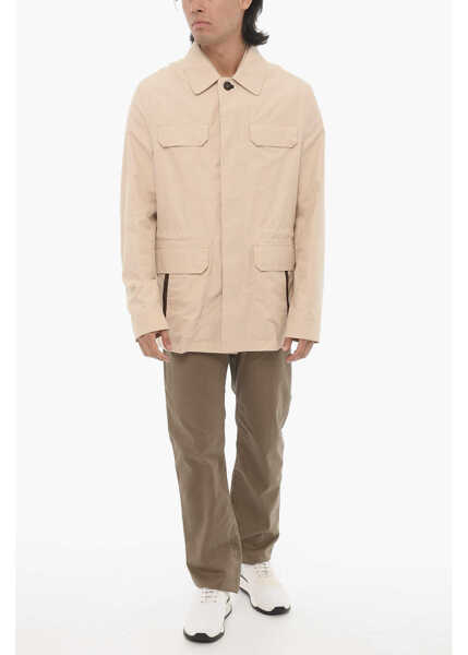 Sacouri CORNELIANI Double-Layered Blazer With Hidden Placket White Barbati (BM 16408518) 4