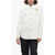 Jil Sander Corduroy Overshirt With Embroidered Patch White