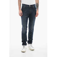 Blugi slim fit CORNELIANI Id Dark Wash Slim Fit Denims 17Cm