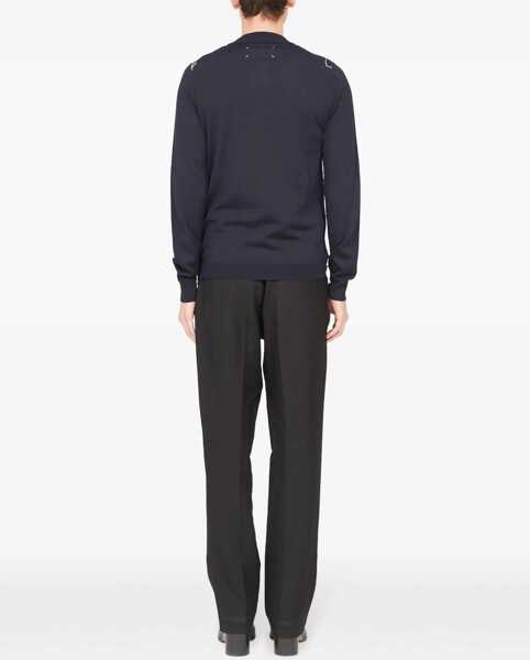 Pulovere casual Maison Margiela Wool Jersey. BLUE Femei (BM 16408683) 4