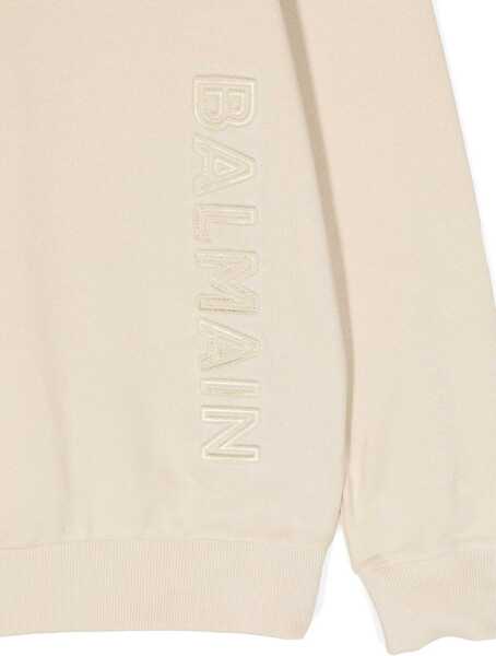 Pulovere casual Balmain Sweatshirt BEIGE Baieti (BM 16408821) 3