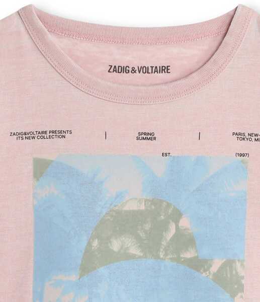 Tricouri Zadig & Voltaire Tee Shirt BROWN Baieti (BM 16408863) 3