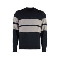 Pulovere Paul & Shark Virgin Wool Crew-Neck Sweater Barbati