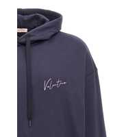 Bluze de trening Valentino Garavani pentru Barbati - Bluze de trening Valentino Garavani Valentino Garavani Valentino Garavani Logo Embroidery Hoodie BLUE Barbati (BM 16411665) - B-mall.ro