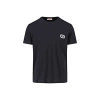 Tricouri Valentino Garavani Vlogo Signature Cotton T-Shirt Barbati