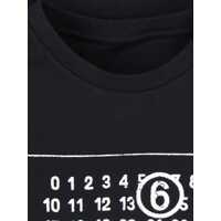 Tricouri Mm6 Maison Margiela Logo Cotton T-Shirt Femei