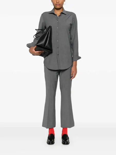 Pantaloni casual DR. HOPE Dr. Hope Flared Trousers Clothing GREY Femei (BM 16416777) 2