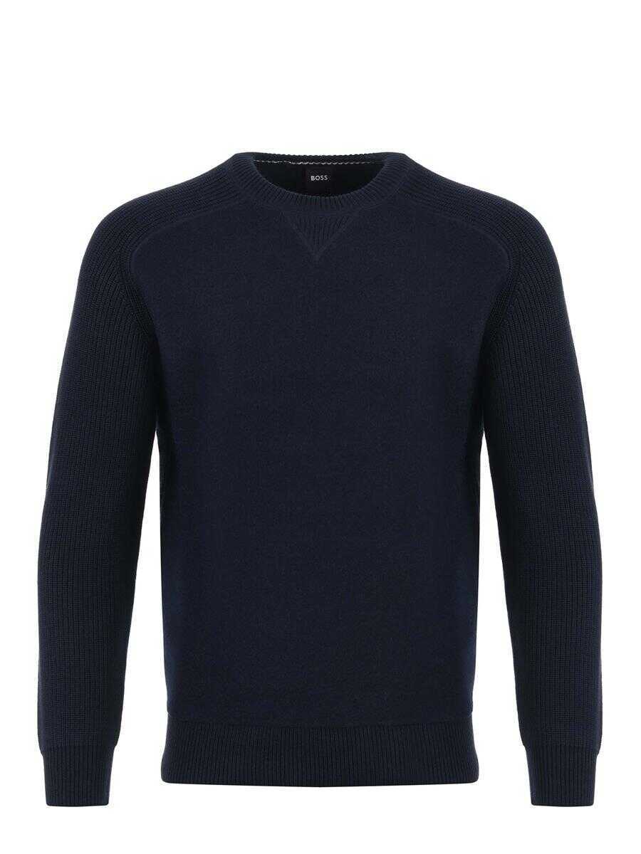 Pulovere Hugo Boss Boss  Sweaters BLUE Barbati (BM 16417029) 1