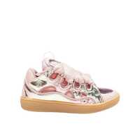 Sneakers Lanvin Leather And Fabric Sneakers Femei