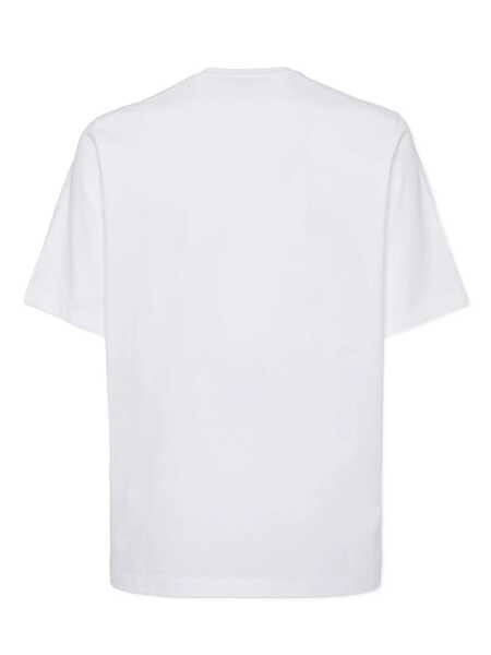 Tricouri DSQUARED2 DSQUARED2 Cotton Crew-Neck T-Shirt WHITE Barbati (BM 16418967) 2