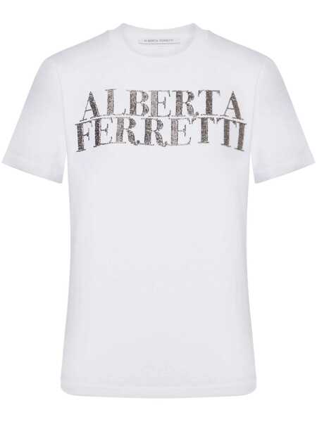 Tricouri Alberta Ferretti JERSEY SHORT SLEEVE T-SHIRT White Femei (BM 16419390) 1