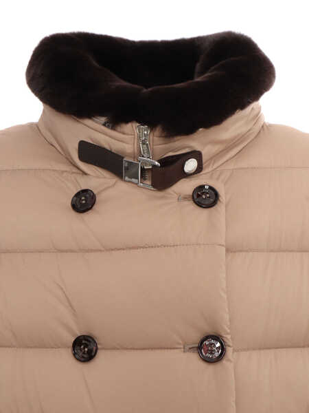 Geci de iarna Moorer LONGAN-S3 Down-jacket Brown Femei (BM 16419675) 3