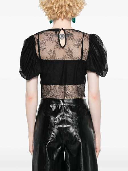 Topuri ROTATE Birger Christensen Rotate Birger Christensen  Top Black Femei (BM 16420944) 4