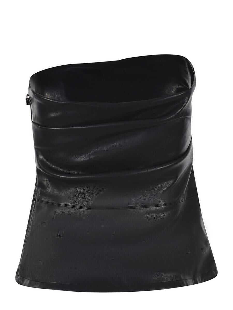 Topuri ROTATE Birger Christensen Rotate Birger Christensen  Top Black Femei (BM 16420950) 3