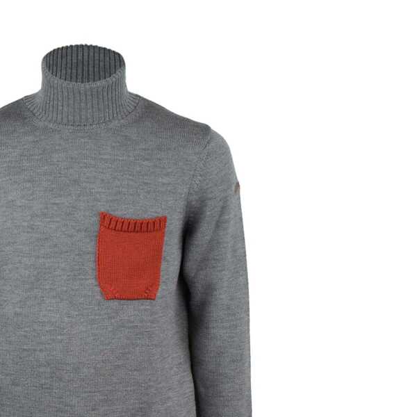 Pulovere Paul&Shark Paul & Shark Grey Wool Turtleneck GRAY Barbati (BM 16421049) 3