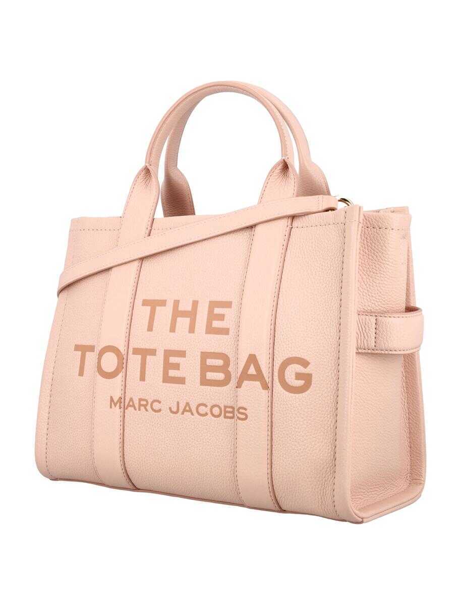 Genti de umar Marc Jacobs Marc Jacobs The Leather Medium Tote Bag PINK Femei (BM 16421817) 3