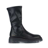 Bocanci Copenhagen Black Vegan Smooth And Stretchy Leather Bootsalie Femei