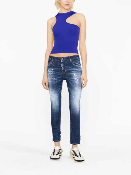 Blugi DSQUARED2 DSQUARED2 Cool Girl Jean Clothing BLUE Femei (BM 16425747) 2