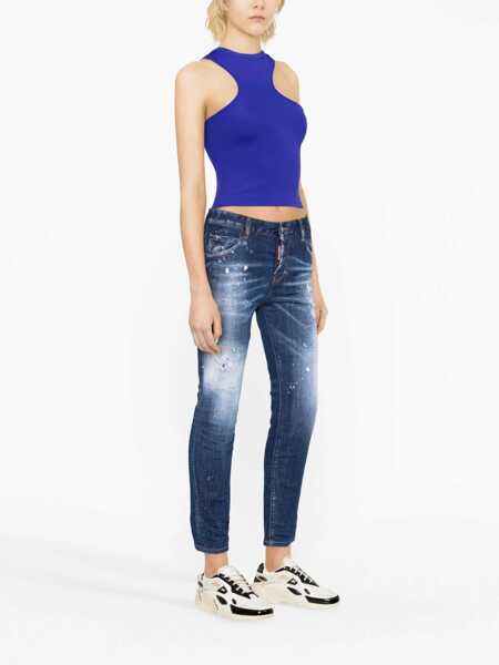 Blugi DSQUARED2 DSQUARED2 Cool Girl Jean Clothing BLUE Femei (BM 16425747) 4