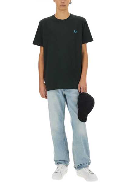 Tricouri Fred Perry T-Shirt With Logo GREEN Barbati (BM 16426503) 2