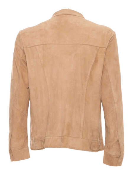 Geci de piele S.W.O.R.D. 6644 Beige goatskin jacket Beige Barbati (BM 16426815) 2