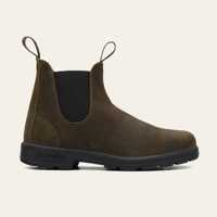 Bocanci Blundstone Blundstone 1615 Dark Olive Waxed Suede Shoes