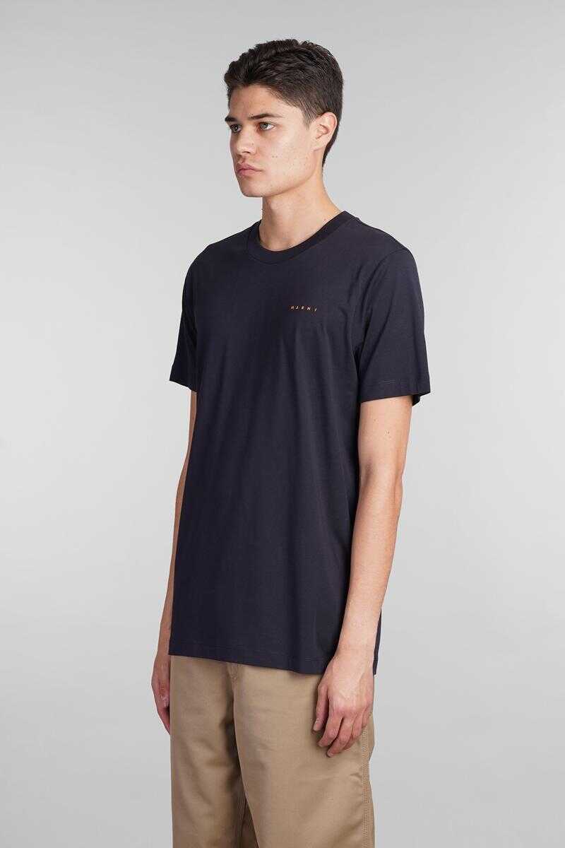Tricouri Marni Marni T-Shirt Black Barbati (BM 16427655) 4
